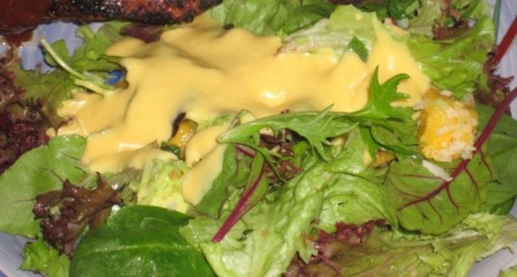 vinaigrette à la mangue et aux oignons