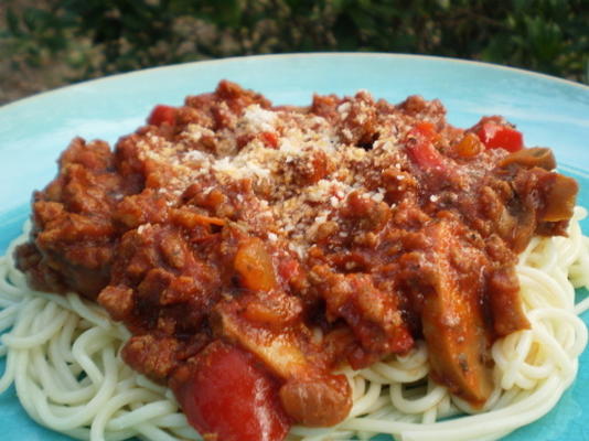 sauce à la viande spaghetti de l'oncle sam