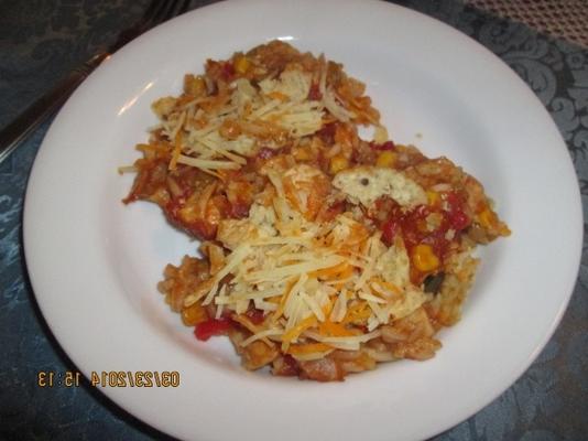 casserole de poulet nacho