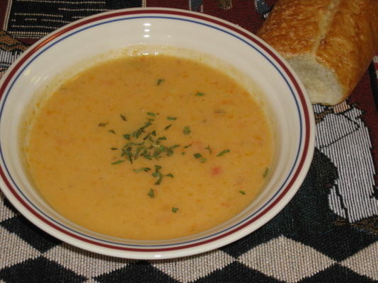 soupe de carottes de chou-fleur ou brocoli
