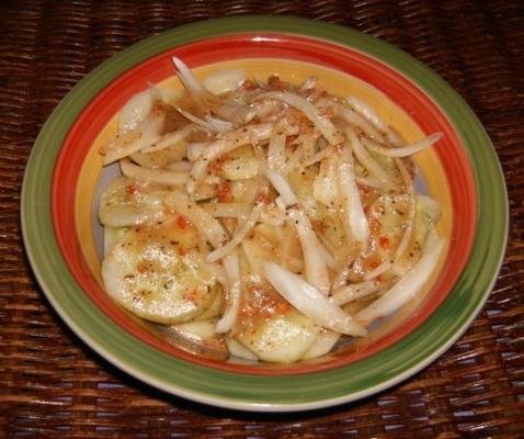 super facile: salade de concombre crémeuse