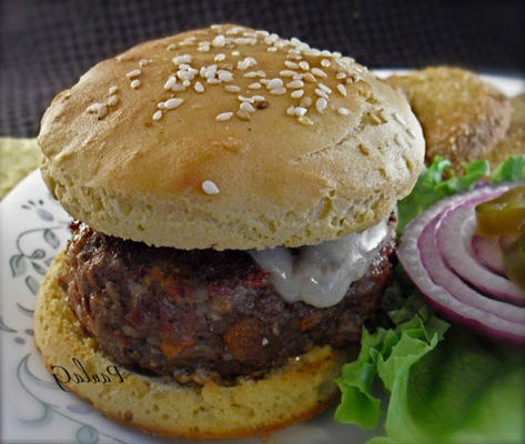 hamburgers au bœuf australien