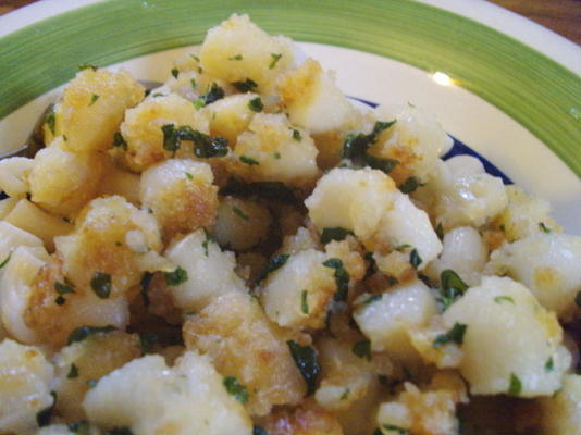 coquilles Saint-Jacques frites à la portugaise