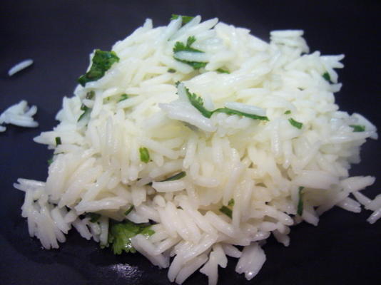 riz basmati à la coriandre et à la lime