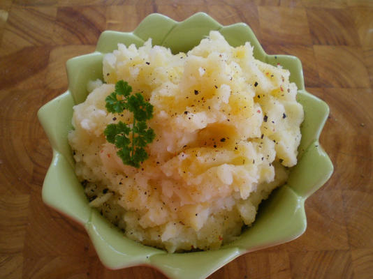 purée de rutabaga (navet jaune ou suédois) et pomme de terre