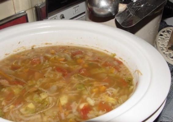 soupe épicée de kielbasa