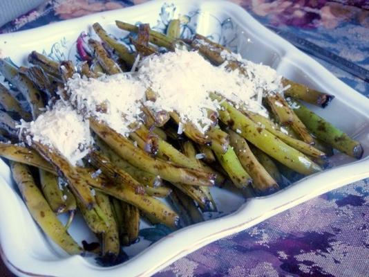 haricots verts balsamique-parmesan