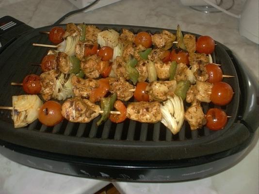 brochettes de poulet grillé argentine