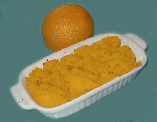 purée d'orange et de courge hubbard