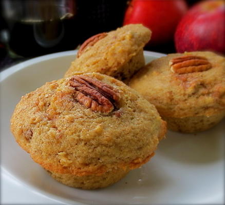 muffins aux pommes et aux pacanes (sans gluten ou non)