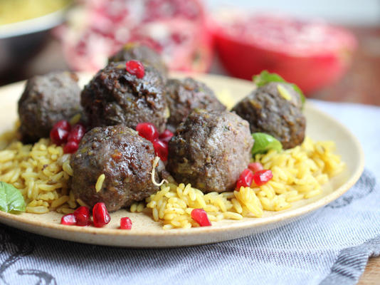 boulettes de viande de grenade et pistache