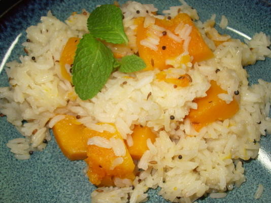 riz basmati à la courge musquée