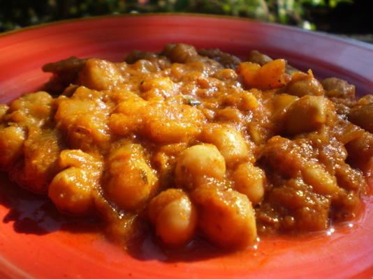 pois chiches au curry (chana dal)