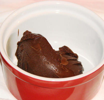 gelato chocolat noir à la menthe