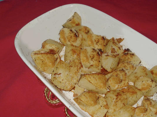bouchées de pommes de terre à l'ail rôties