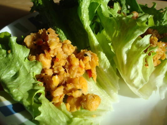 wraps de laitue asiatique