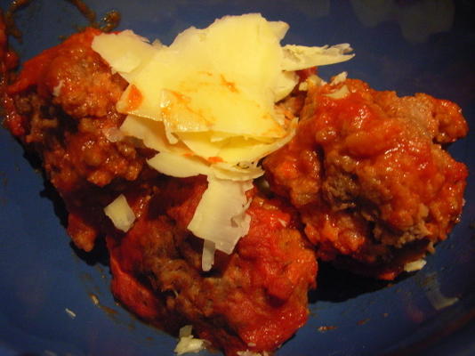 boulette de viande croustillante pâtes-faible en gras, salut l'énergie