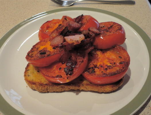 tomate et bacon