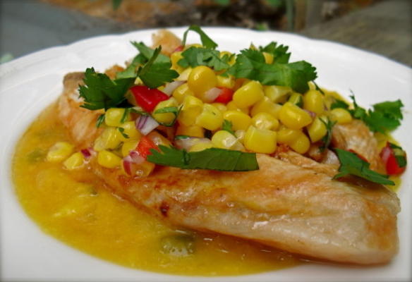 poisson chilien sauce miel-mangue