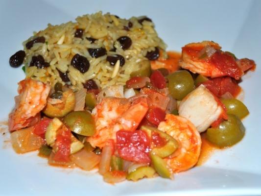 crevettes et coquilles Saint-Jacques veracruz (ww)