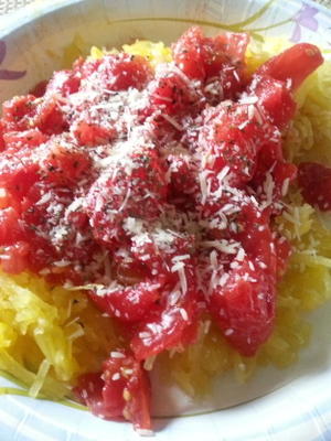 spaghettis aux tomates crues