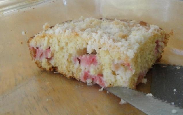 gâteau spécial à la rhubarbe