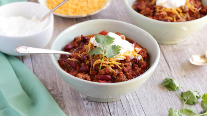 chili de dinde préféré de rudy