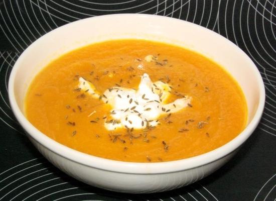 soupe de carottes marocaine