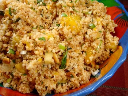 couscous à l'orange et à l'ananas