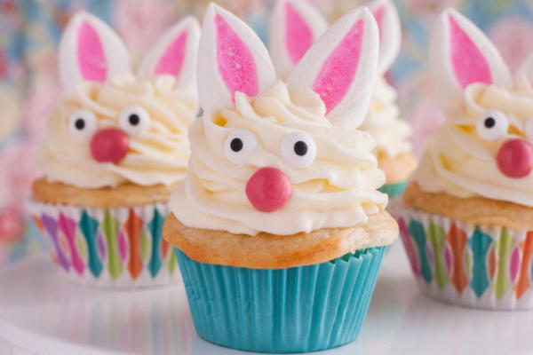 cupcakes de lapin de pâques