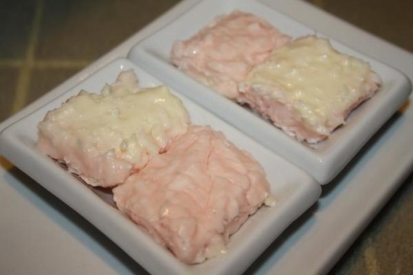 glace à la noix de coco - confiserie à l'ancienne à la noix de coco