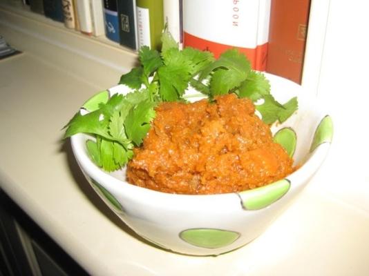 tartinade de carottes rôties épicées