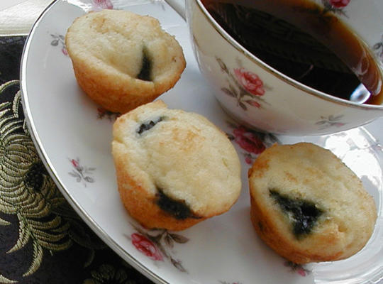 mini-muffins aux bleuets