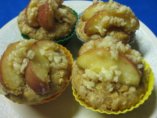 muffins à la macadamia et aux pommes