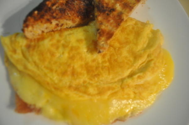 omelette facile à 2 ou à 3, style paula deen