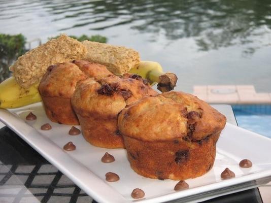 muffins banane weet-bix choc chip