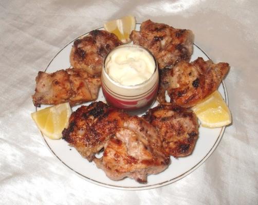 farrouj meshwi - poulet libanais à l'ail