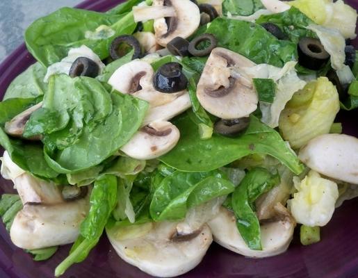 salade de champignons zesty