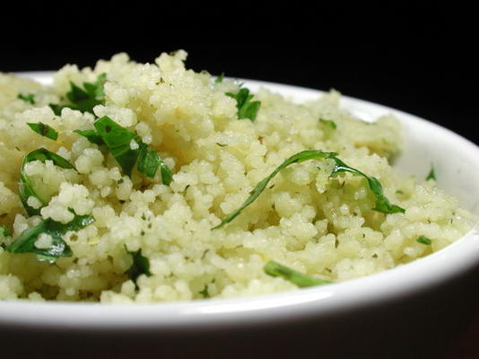 couscous au citron et au persil