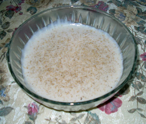 crème végétalienne à la noix de coco