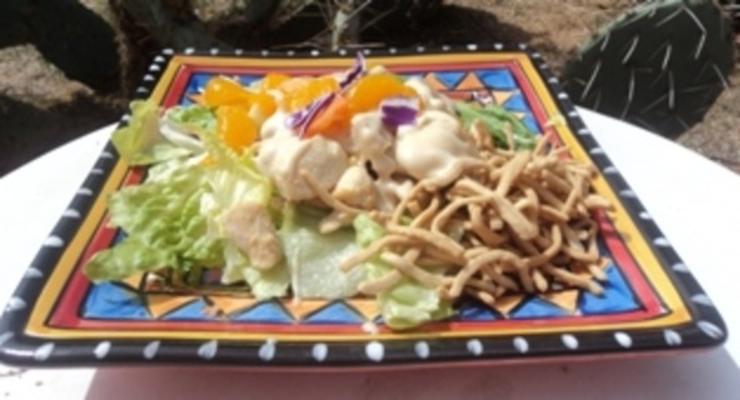 salade de poulet mandarin faible en gras