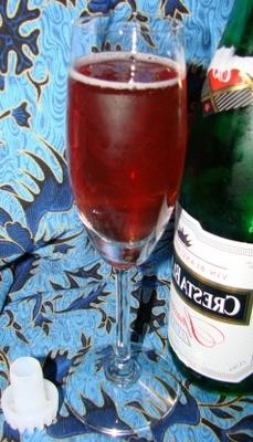 cocktail canneberge kir champagne
