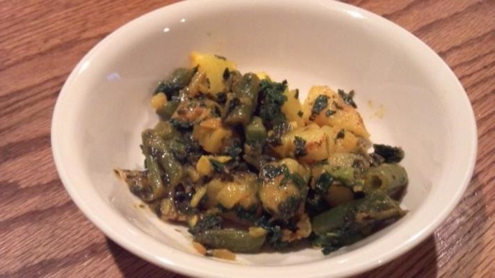 curry vert indien végétarien