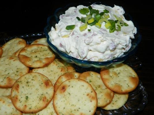 trempette à l'ananas, au fromage et au jambon