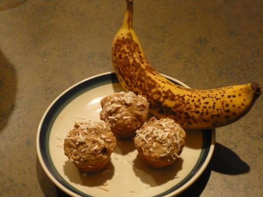 muffins au miel et aux bananes sans gluten et sans blé