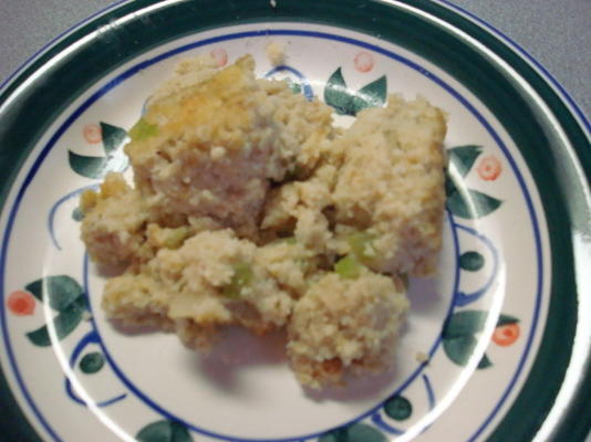 vinaigrette au pain de maïs de notre famille