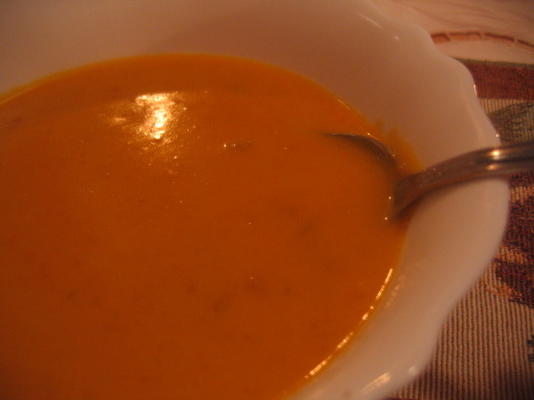 courge d'hiver au lait de coco (soupe fusion)