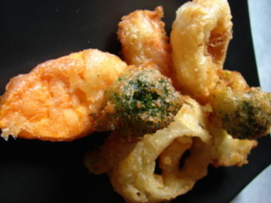 mélange de biscuits tempura de légumes