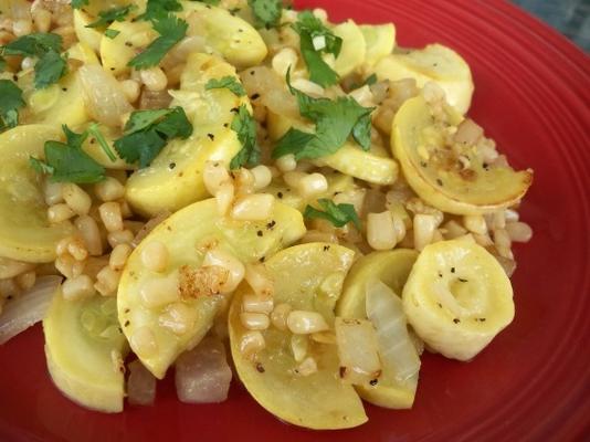 crookneck squash medley