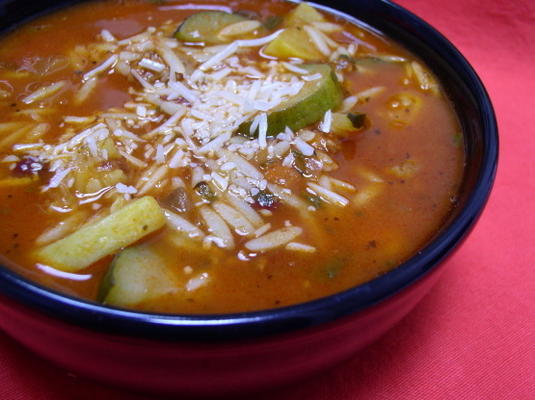 soupe de légumes à la saucisse toscane